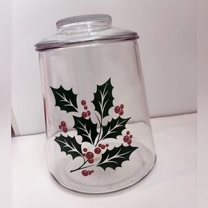 Vintage Bartlett Collins Holly and Berry Cookie Jar